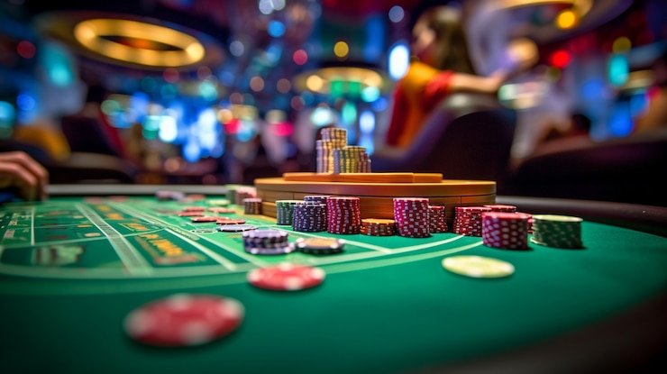 Andar Bahar table with left-side and right-side betting positions